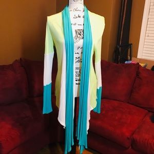 Cardigan w/Layered Look: Size- L